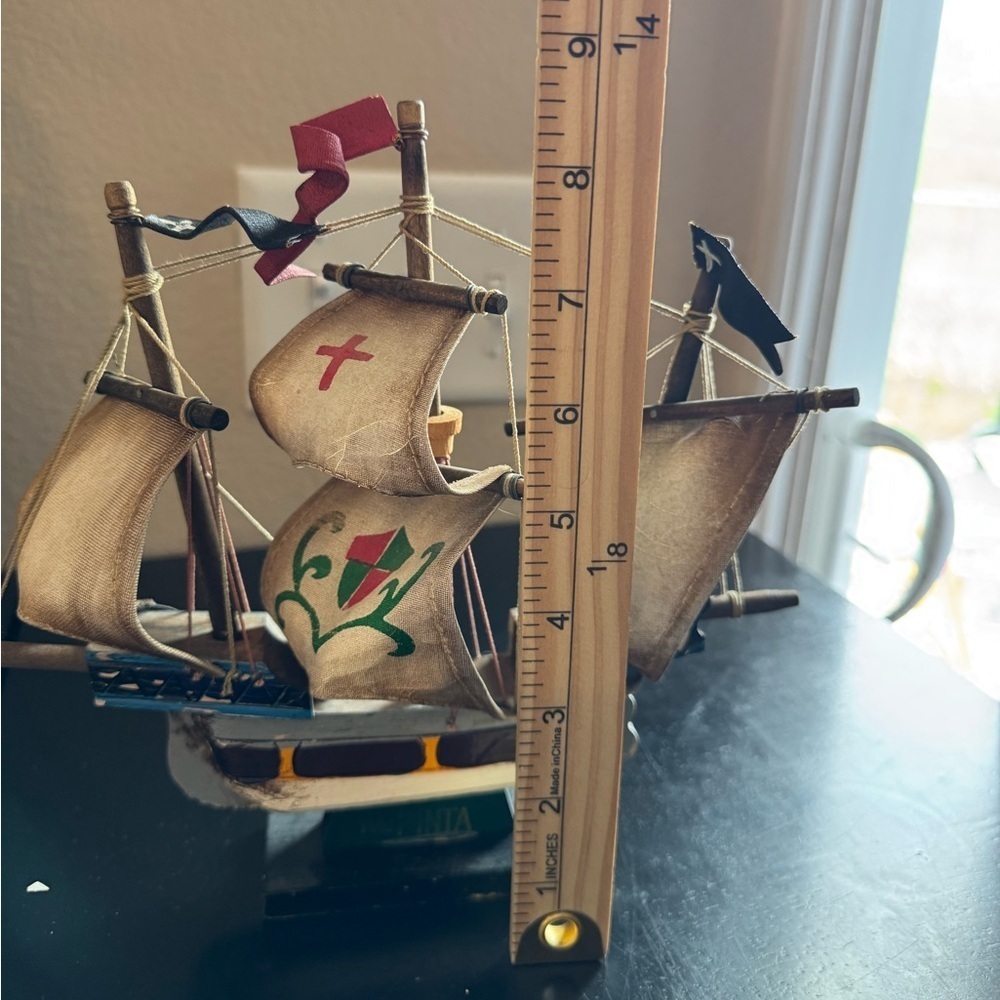 1492 Pinta sailboat replica vintage wooden - Picture 8 of 8
